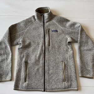 Patagonia Heathered Gray Fleece Better Sweater Zip Jacket